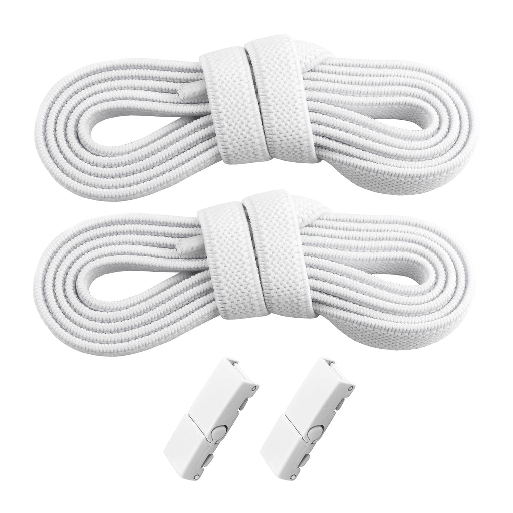 E EGART Elastic No Tie Shoelaces with Metal Buckles Shoe Laces for Kids，Adults，Elderly，shoelaces apply to sneakers, board shoes, casual shoes