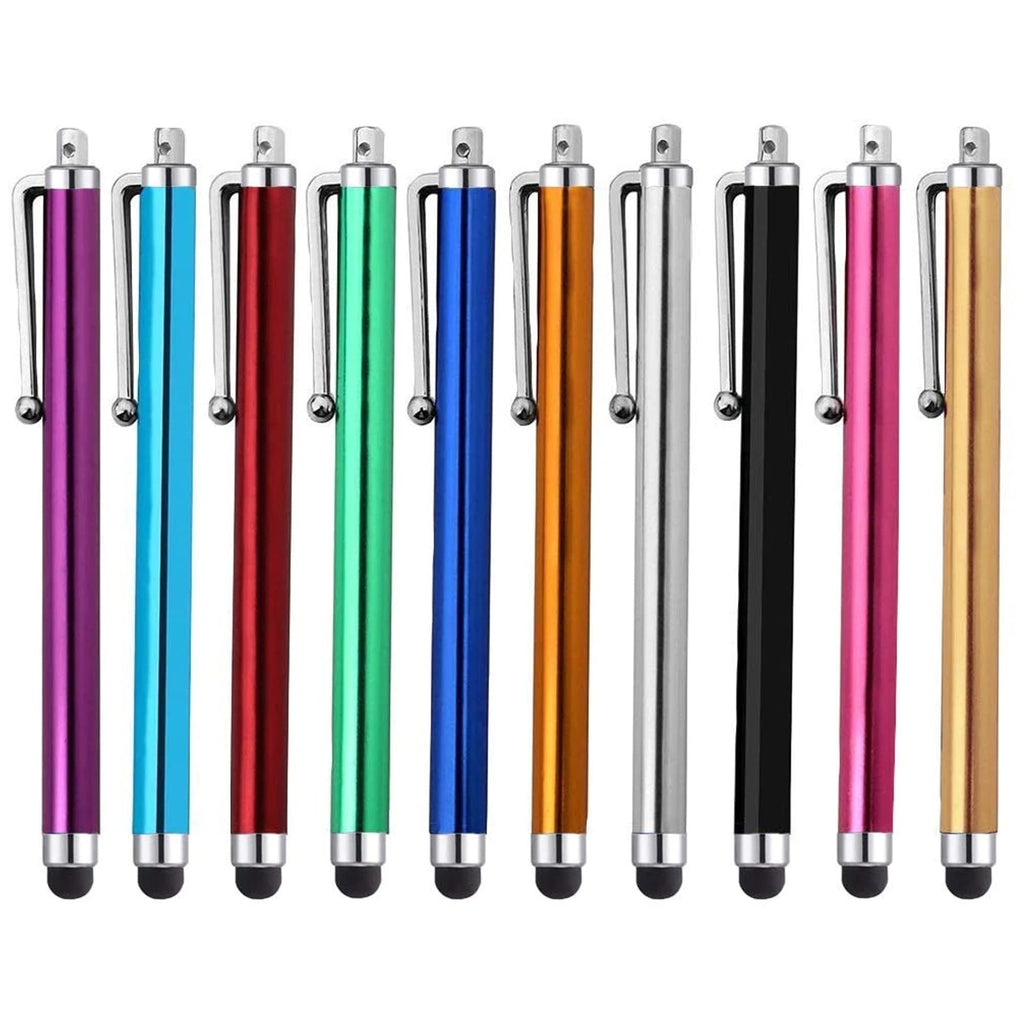 10 Pcs Stylus Pens for Touch Screens, Universal Capacitive Stylus Touch Screen Pens Compatible with iPad iPhone Samsung Tablet Laptop and Other Smart Devices (10 Colors)