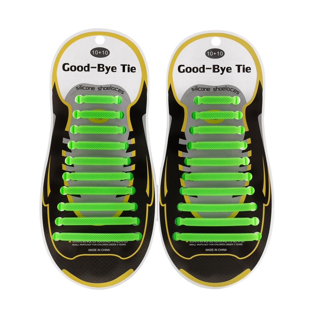 E EGART No Tie Laces for Kids and Adults, Elastic Laces for Trainers, Silicone Tieless Flat Shoelaces for Running Shoes