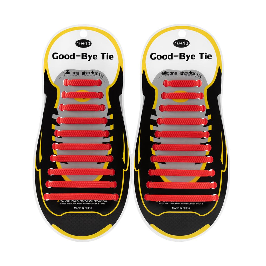 E EGART No Tie Laces for Kids and Adults, Elastic Laces for Trainers, Silicone Tieless Flat Shoelaces for Running Shoes