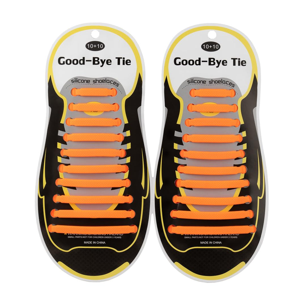 E EGART No Tie Laces for Kids and Adults, Elastic Laces for Trainers, Silicone Tieless Flat Shoelaces for Running Shoes