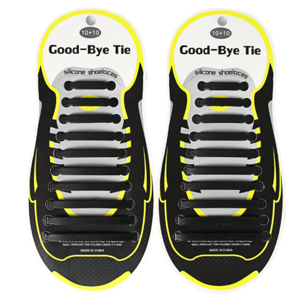 E EGART No Tie Laces for Kids and Adults, Elastic Laces for Trainers, Silicone Tieless Flat Shoelaces for Running Shoes