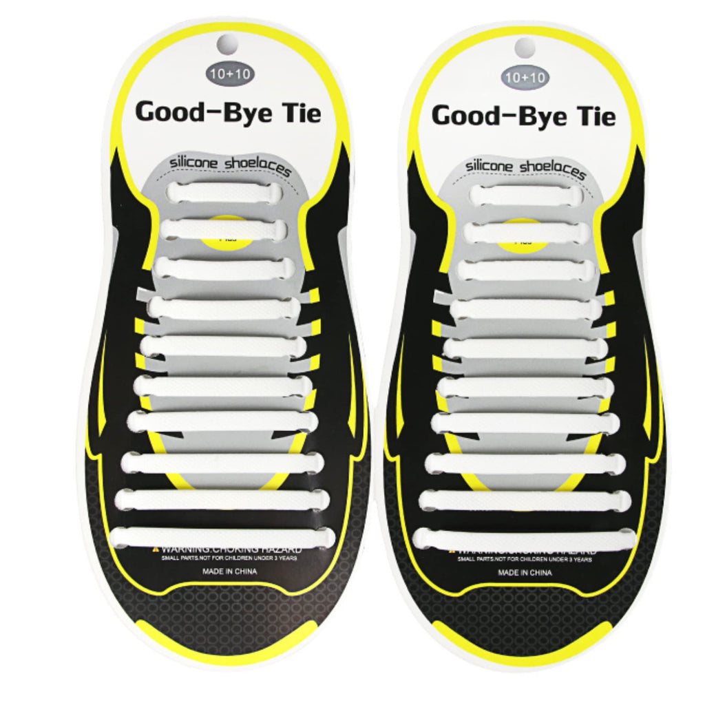 E EGART No Tie Laces for Kids and Adults, Elastic Laces for Trainers, Silicone Tieless Flat Shoelaces for Running Shoes